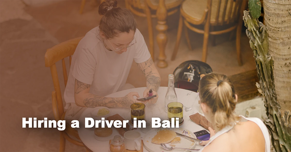 hiring a driver in bali