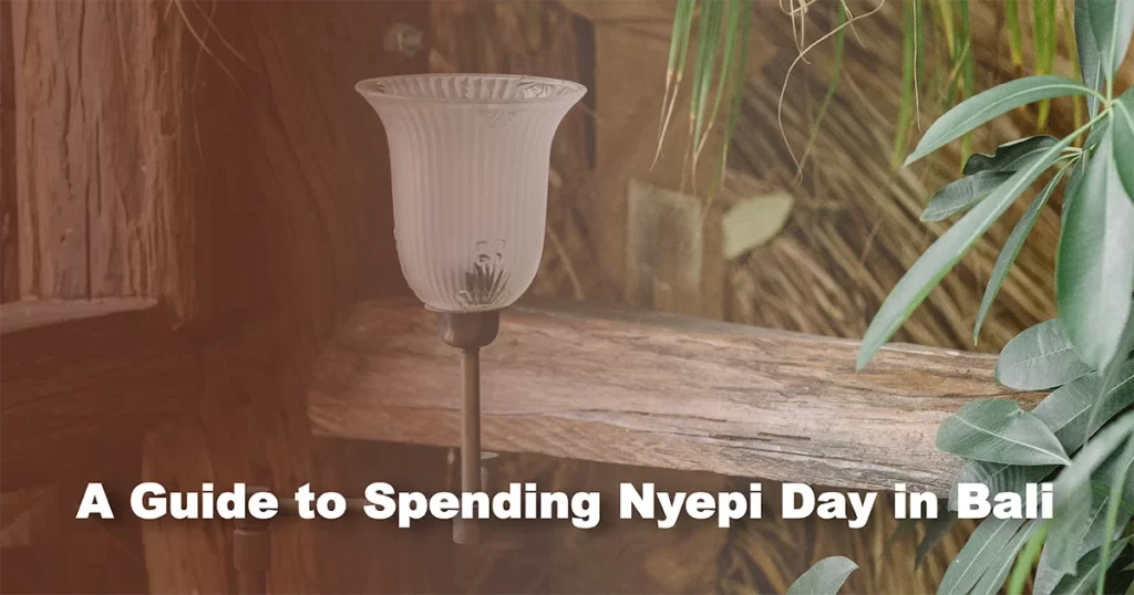 Nyepi or silence day in bali