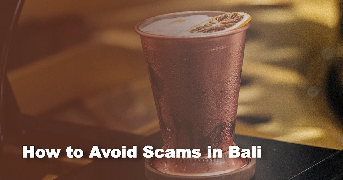 How to avoid scams in Bali