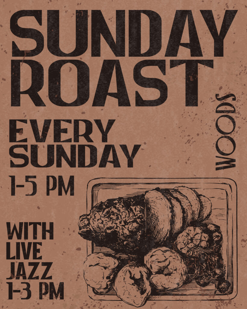 Sunday Roast @WOODS